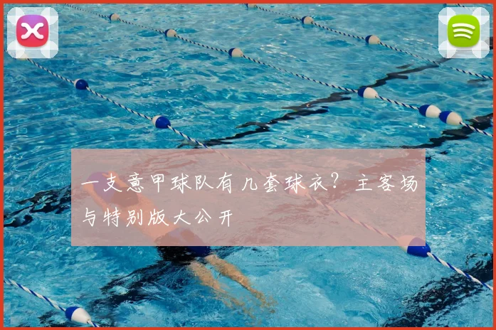 一支意甲球队有几套球衣？主客场与特别版大公开